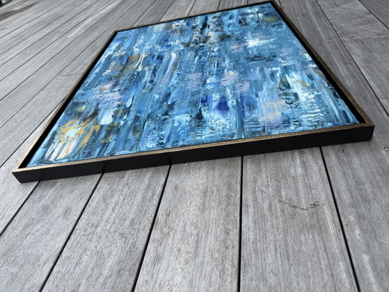 Image 1 of Artwork 90x70cm including floating frame