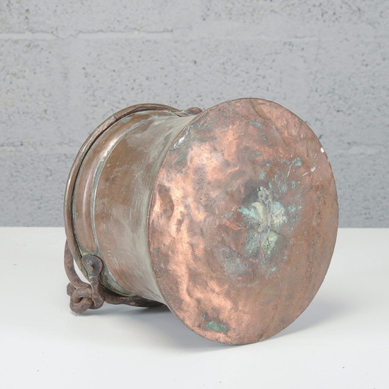 Bol-Seau en Cuivre du XXe Siècle – Objets déco, Rustic (photo 8 of 8)
