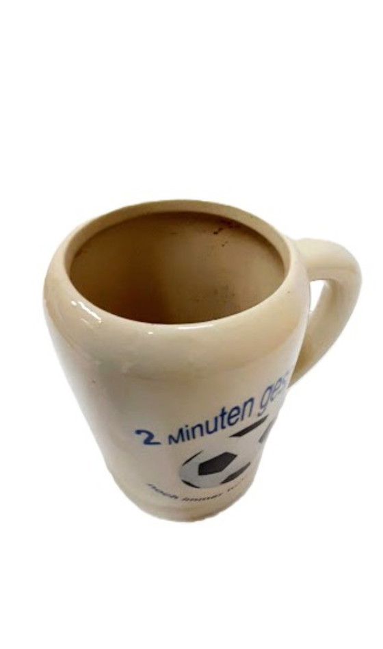 Image 1 of Porseleinen Duitse voetbalmok 13,5 cm