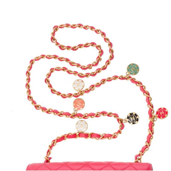 Image 1 of Sac CHANEL Timeless/Classique en Cuir Rose - 103408