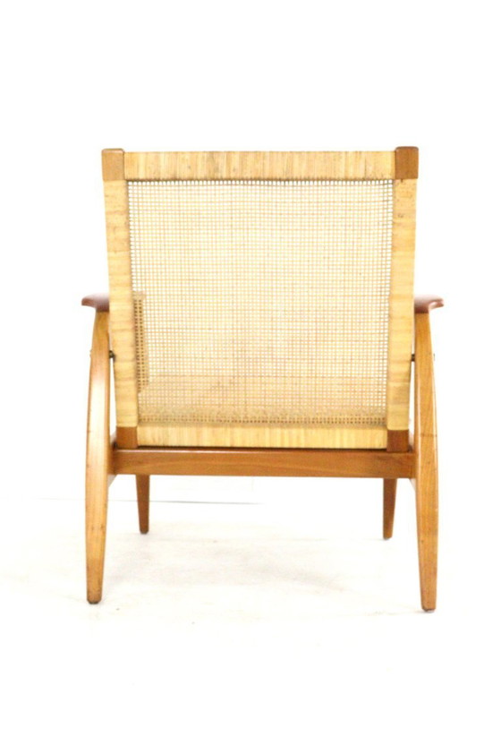 Image 1 of Vintage fauteuil 'Betzigau' rattan | 2 stuks op voorraad 