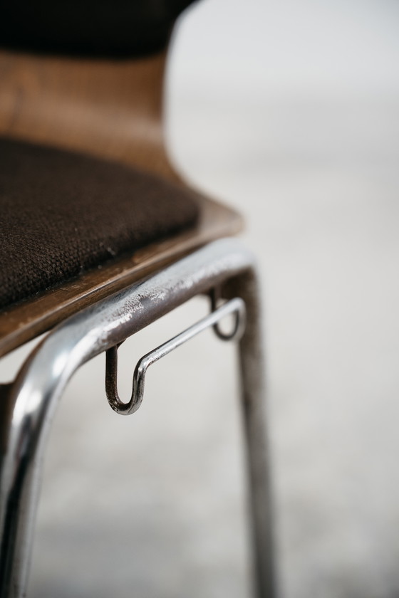 Image 1 of Carlo Ratti Style Set Da Pranzo 4 Sedie Design Modernariato Anni ‘70