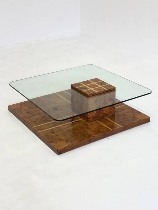 Vintage Coffee Table by Smania with Rootwood