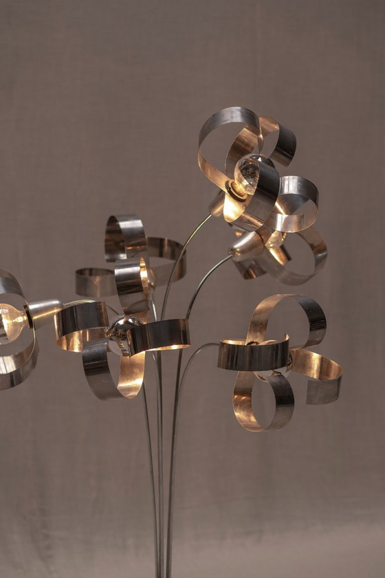 Image 1 of Italiaanse vloerlamp uit het Space Age tijdperk, 1970