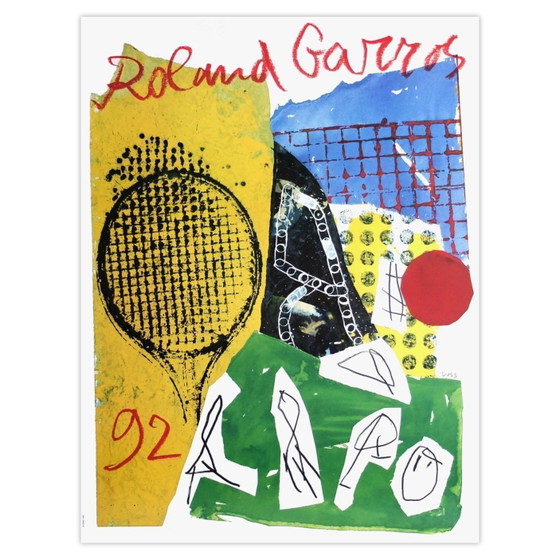Image 1 of Publicaciones oficiales ROLAND-GARROS Jan Voss Póster 1992