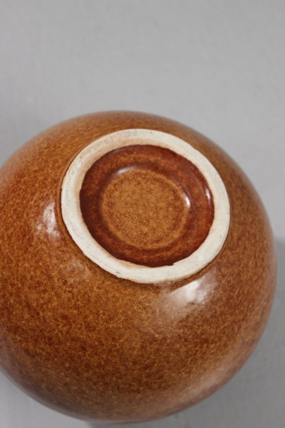 Image 1 of Roberto Rigon & Bertoncello Ceramiche - Rare trilobed sphere vase, Italy, 1970s