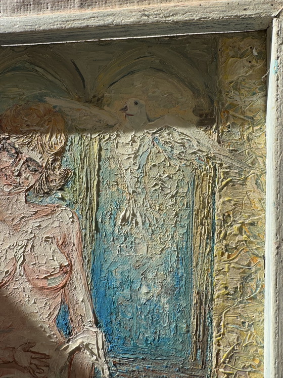 Image 1 of Pittura di nudo olio su tela