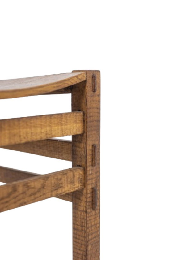 Image 1 of Officina Rivadossi. Tisch und 4 Stühle im Stil des Brutalismus. Italien, um 1970