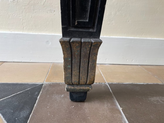 Image 1 of Table d'appoint Table console Table murale demi-ronde Française 19ème siècle