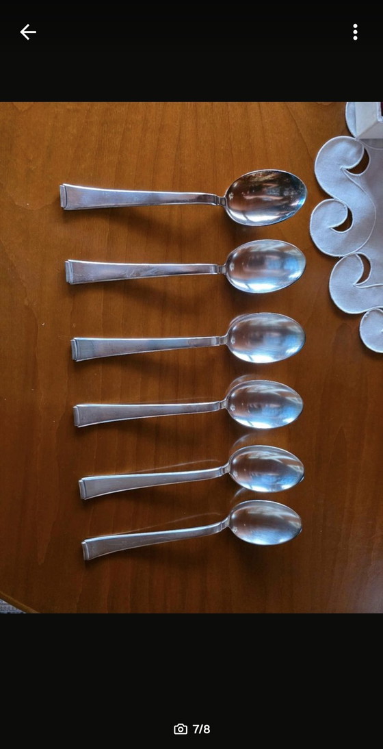 WMF 2500 Bauhaus Art Déco Besteckset (30-teilig) – Kurt Mayer & Zwilling Friodur – Besteckkassetten, Metal (photo 6 of 7)