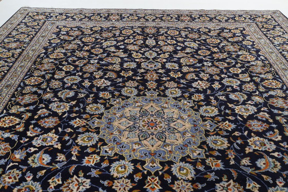 Image 1 of Persischer Teppich aus Kaschan, signiert, 4,12 x 3,12 cm, Orientteppich, fein, Nr. 1096