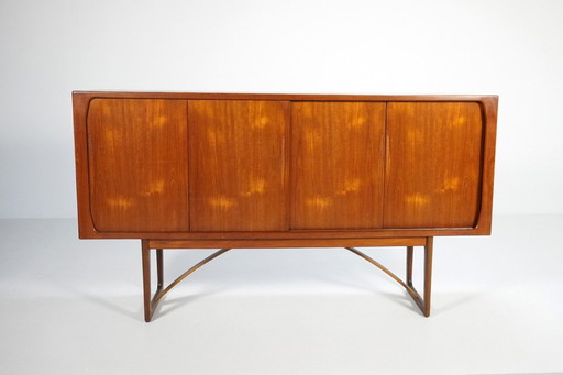 Teakhouten highboard van Sofus Jørgensen, Denemarken 1960