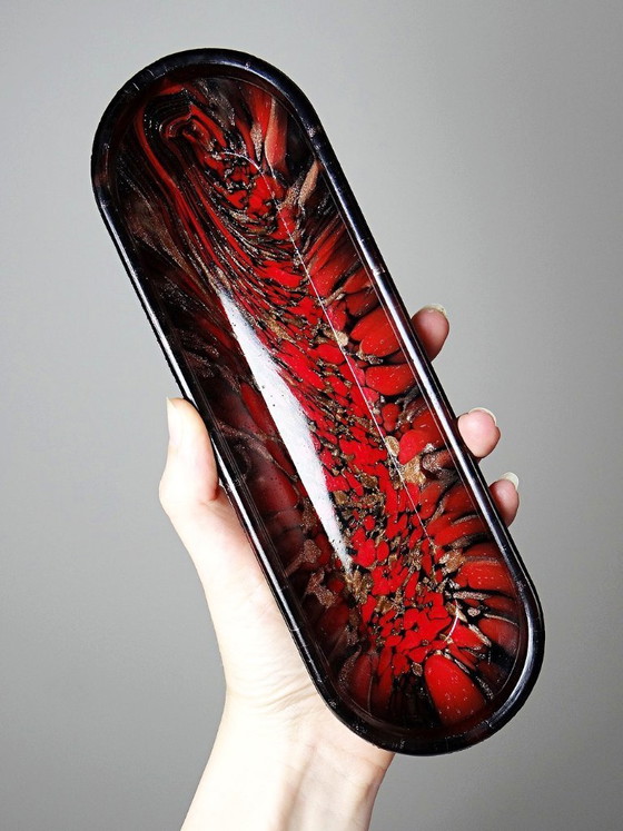 Image 1 of Vintage Vincenzo Nason Murano aventurijn glazen set uit de jaren 1950-1960
