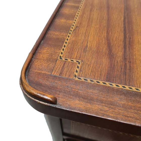 Image 1 of Ancienne table de nuit française de style Louis XVI, vers 1900