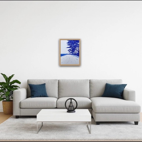 Image 1 of Acryl op 300g fabriano papier.  Formaat 40x30cm.