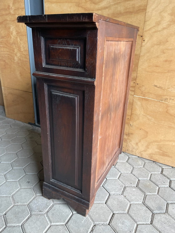 Grazioso ARMADIETTO DA INGRESSO a 1 anta rovere scuro con cassetto 92 x 62 cm – Armadi a muro, Legno (photo 12 of 14)