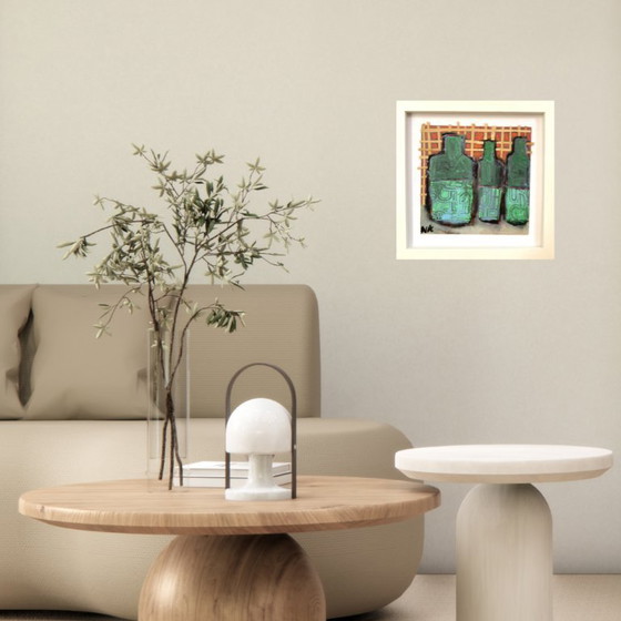 Image 1 of BOTTLES AND ORANGE GRID