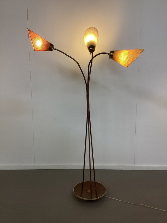 Lampada da terra vintage anni '50 – Lampade da terra, Metal, Wood (photo 5 of 12)