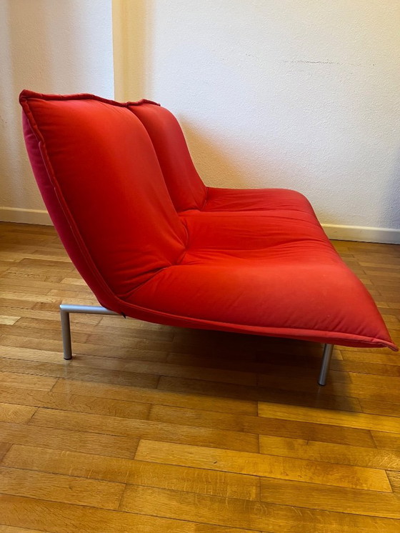 Image 1 of Canapé d’angle modulaire “Câlin” – Pascal Mourgue pour Cinna / Ligne Roset – 4 places, rouge