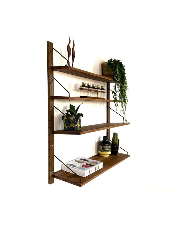 Image 1 of Vintage Danish teak wall system '60