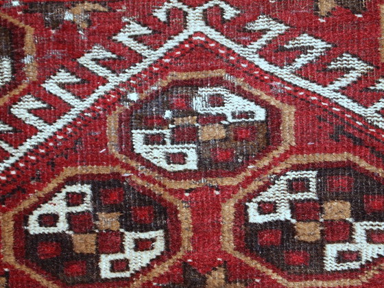 Image 1 of Alfombra afgana Adraskand antigua hecha a mano para oración, 82 cm x 115 cm (2,7' x 3,7'), 1920 - 1C346