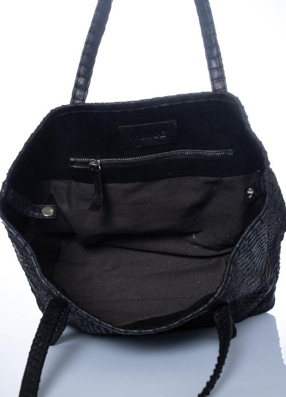 Image 1 of Numéro Neuf, mini sac cabas en cuir de python