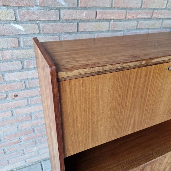 Vintage Wandkast Minibar Kastje Mid Century – Wood (photo 9 of 15)