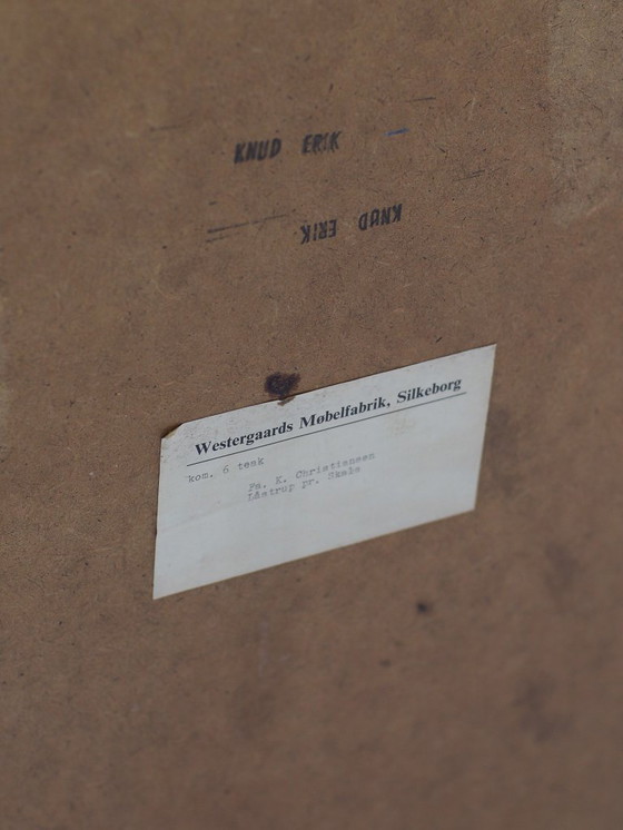 Image 1 of Ladekast teakhout Westergaard E. Jensen Deens vintage