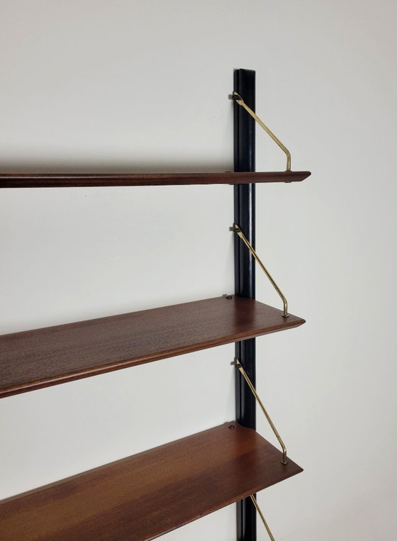 Image 1 of Unité murale modulable vintage par Louis van Teeffelen pour Wébe