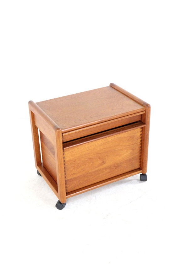 Aksel Kjersgaard trolley side cabinet model 309 vintage Danish, Storage cabinet, Wood, Brown (photo 15 of 17)