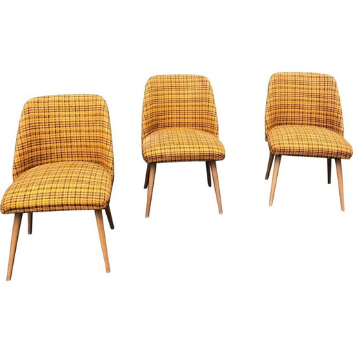 Set di 3 poltrone vintage, Germania, 1960