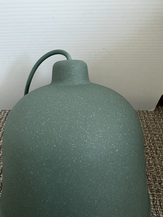 Image 1 of Muuto pendant lamp green with LED lighting