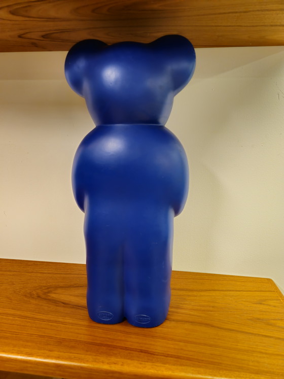 Image 1 of Vintage Lumibär Bear Table Lamp Floor Lamp Blue