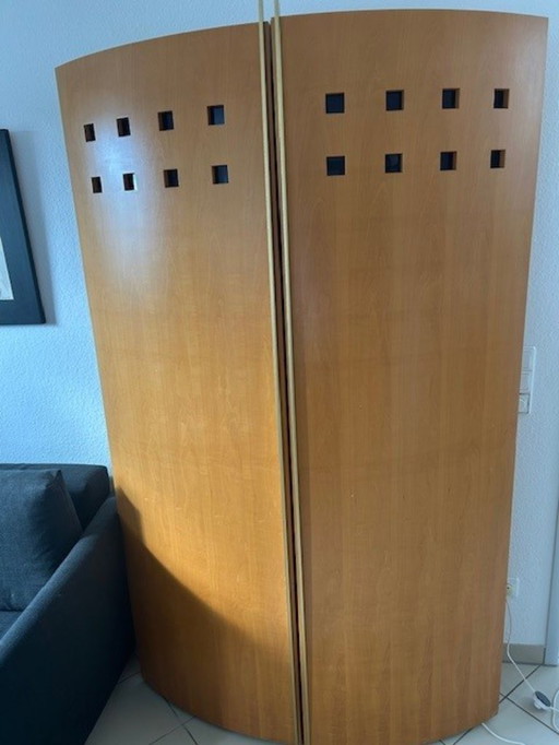 Meuble bar Reim Interline – un classique du design signé Peter Maly, en bois massif, avec éclairage intérieur