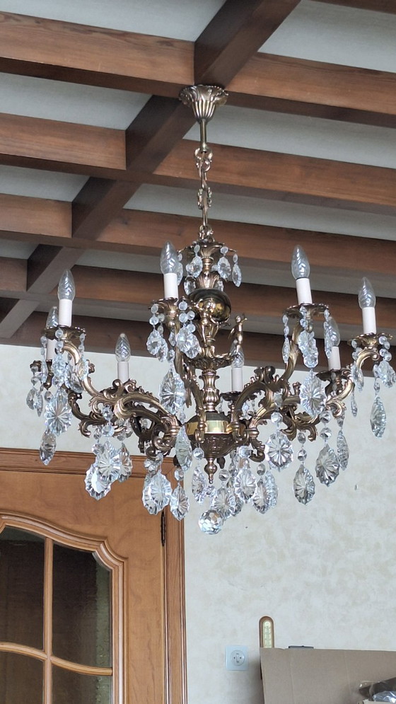 Illuminazione antica – Lampadari, Cristallo, Ottone (photo 2 of 5)