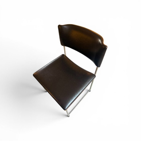 Image 1 of Set van zes SM08 eetkamerstoelen van Cees Braakman voor Pastoe, Nederland 1964