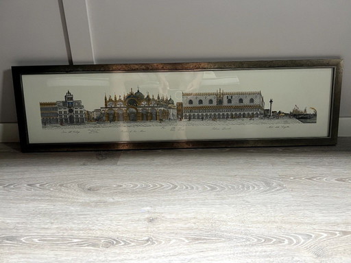 Screen print San Marco Square Venice