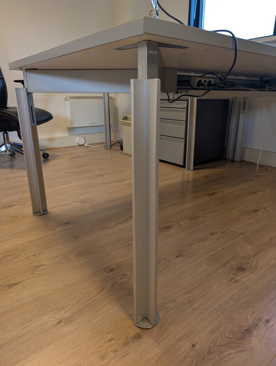 Image 1 of Bulo bureau met 2x Artemide Tolomeo bureaulamp