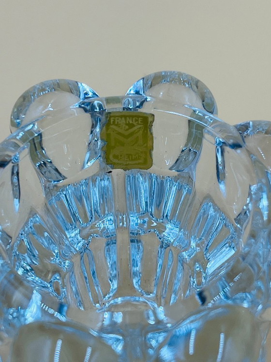 Image 1 of Set di 3 candelieri in vetro vintage – Vetreria Reims