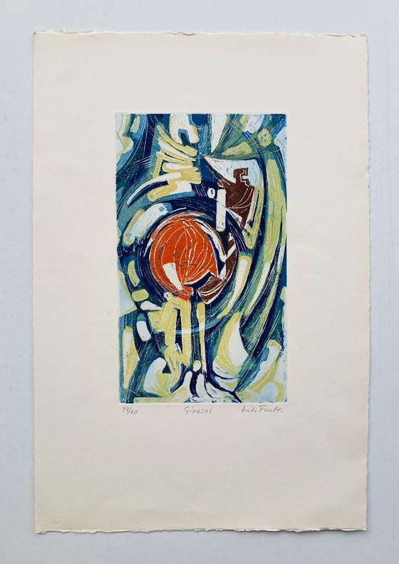 Image 1 of Fritz Furto - Giraso - Acquaforte d'epoca
