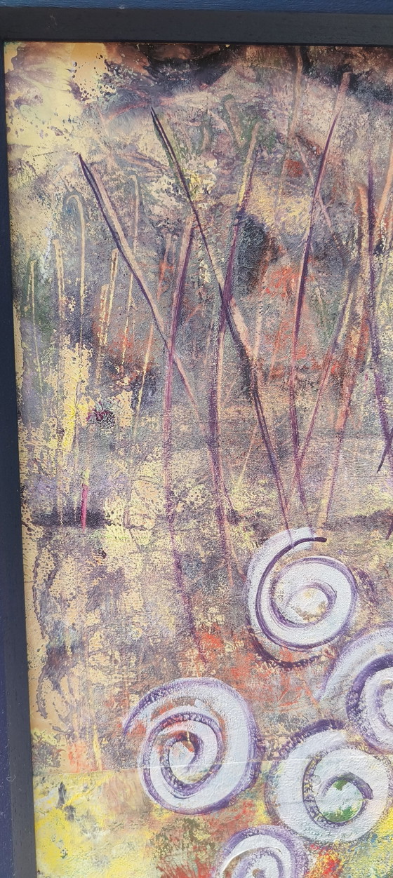 Image 1 of Ludo Huys, Mixed-Media-Kunst aus den 1990er Jahren im Stil von Picasso