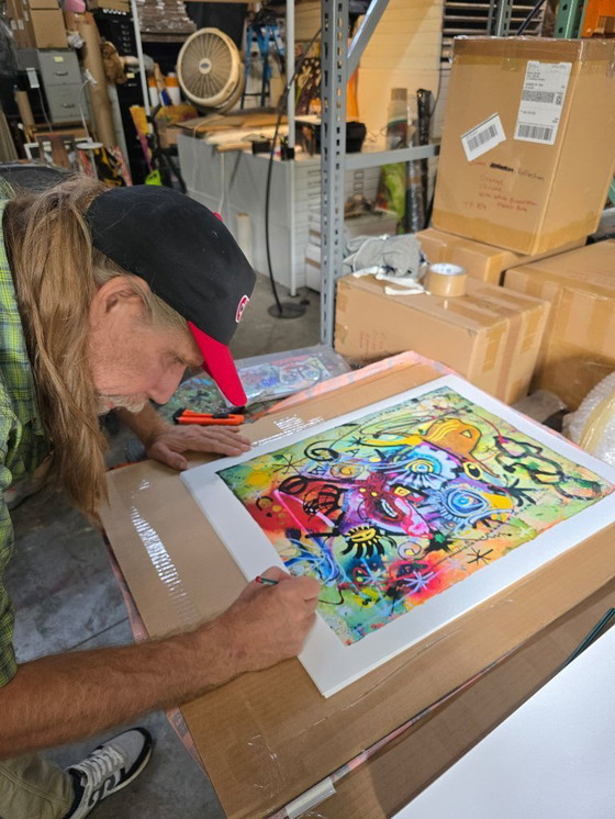 Image 1 of Kostabi, Paul - Legend in the Midst - NUOVA EDIZIONE - Giclée - firmata a mano