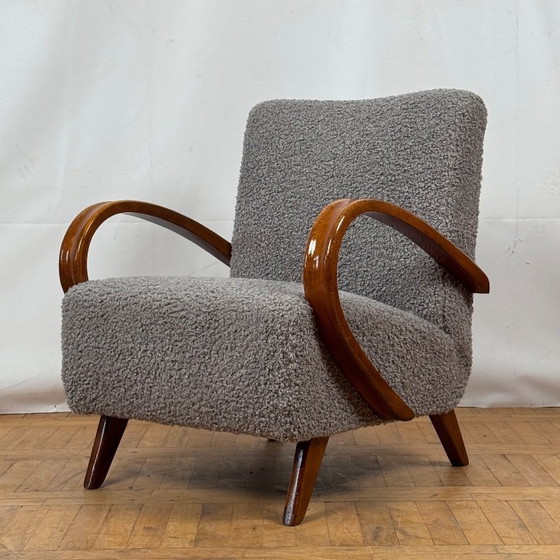 Image 1 of Pair of fully restored Frantisek Jirak art deco armchairs 1960s