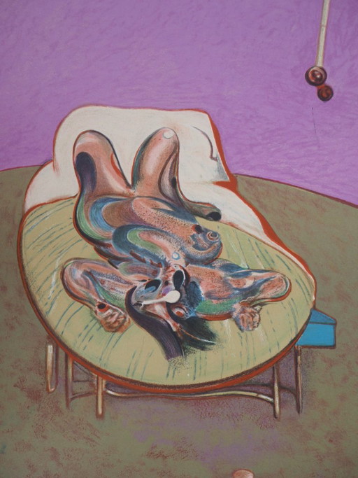 Francis Bacon: Liggende naaktfiguur, lithografieposter – Paper (photo 2 of 5)