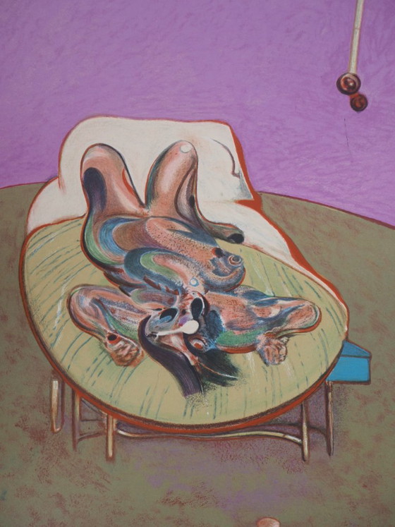 Francis Bacon: Liggende naaktfiguur, lithografieposter – Paper (photo 2 of 5)