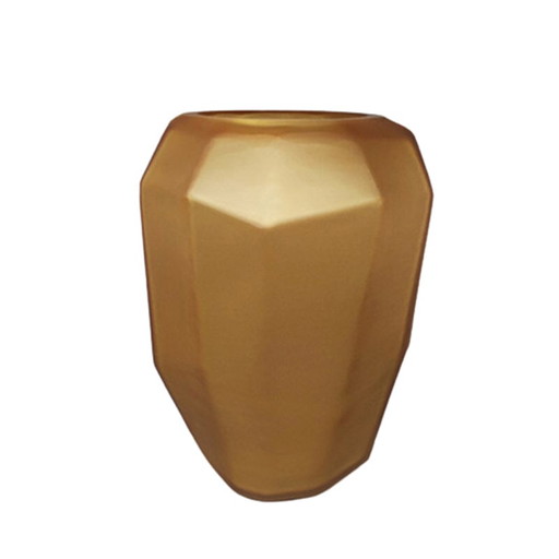 Polyedrische Vintage -Vase von Dogi aus Murano-Glas. Hergestellt in Italien