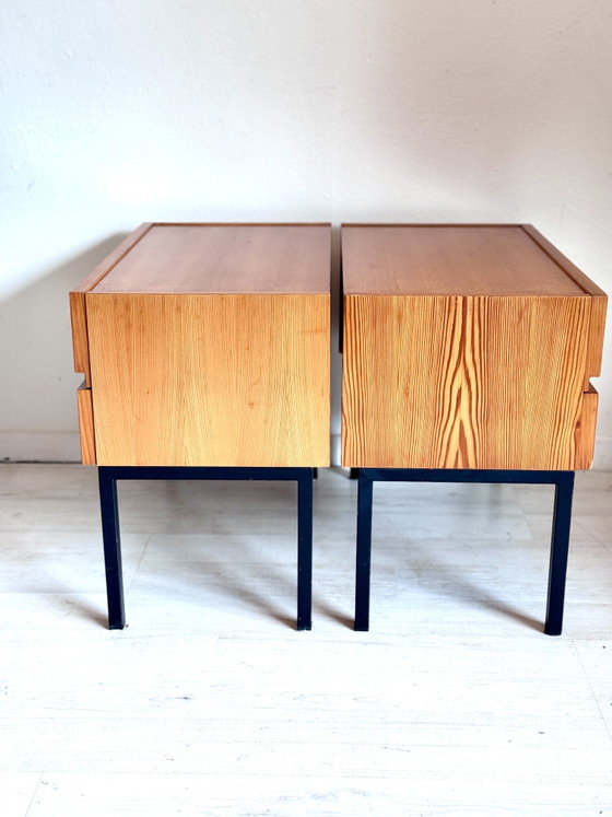 Comodini Minimalisti Vintage Anni '60 – Wood, Metal (photo 9 of 11)