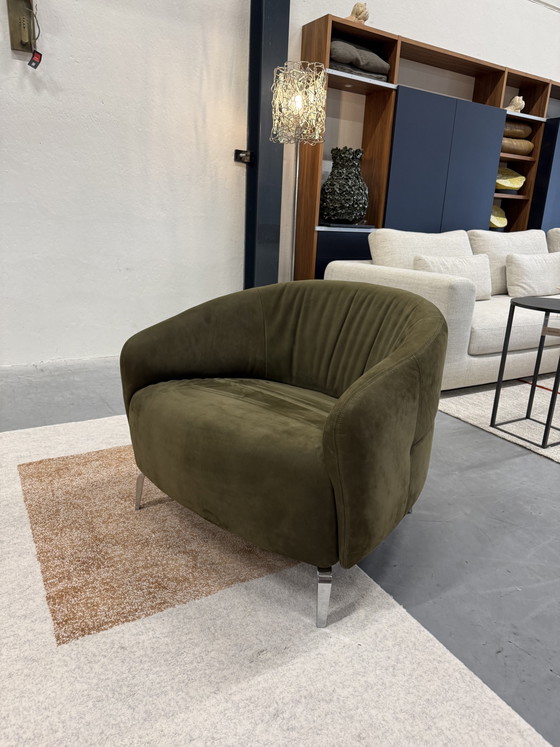 Image 1 of Gelderland 10040 Poltroncina Blend in pelle verde