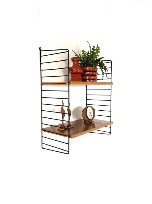 Vintage walnut wall rack, WHB Germany ‘60