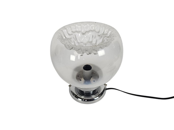 Image 1 of Murano - Mazegga - Carlo Nason - set di 2 lampade da tavolo - vetro - cromo - anni '60